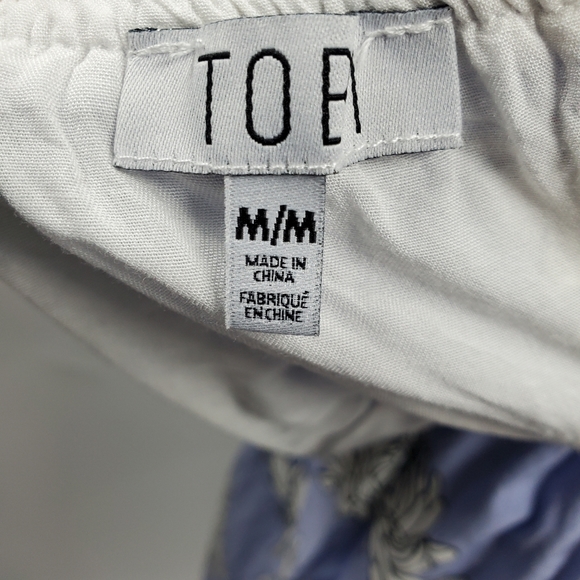 Tobi Sammi Multi Way Dress Blue Floral Printed Baby Doll Boho Halter - Picture 10 of 11